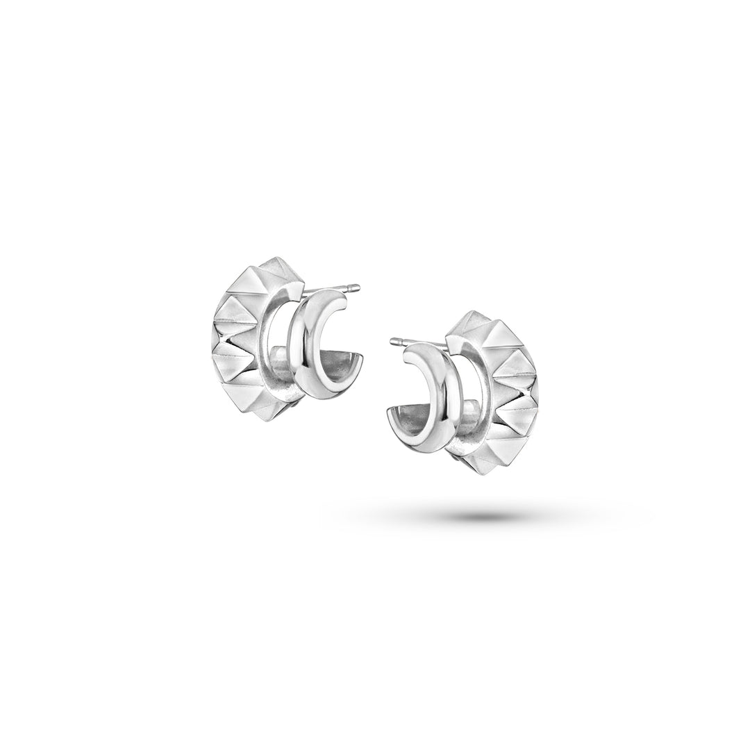 Krista Double Hoops