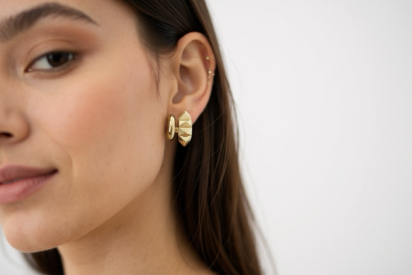 Krista Double Hoops