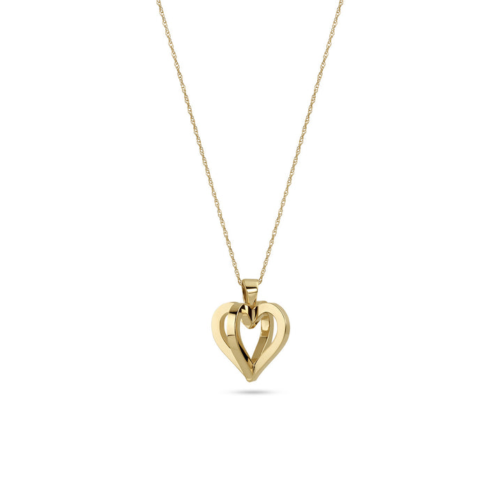 Two Open Hearts Joined Together