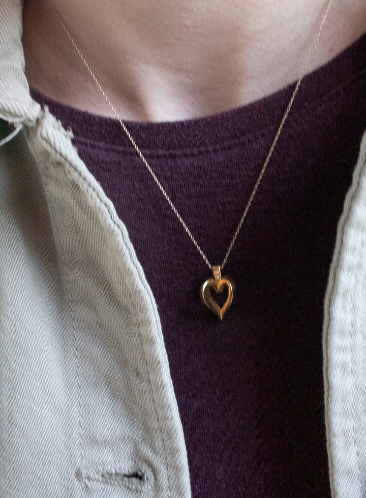 Two Open Hearts Joined Together
