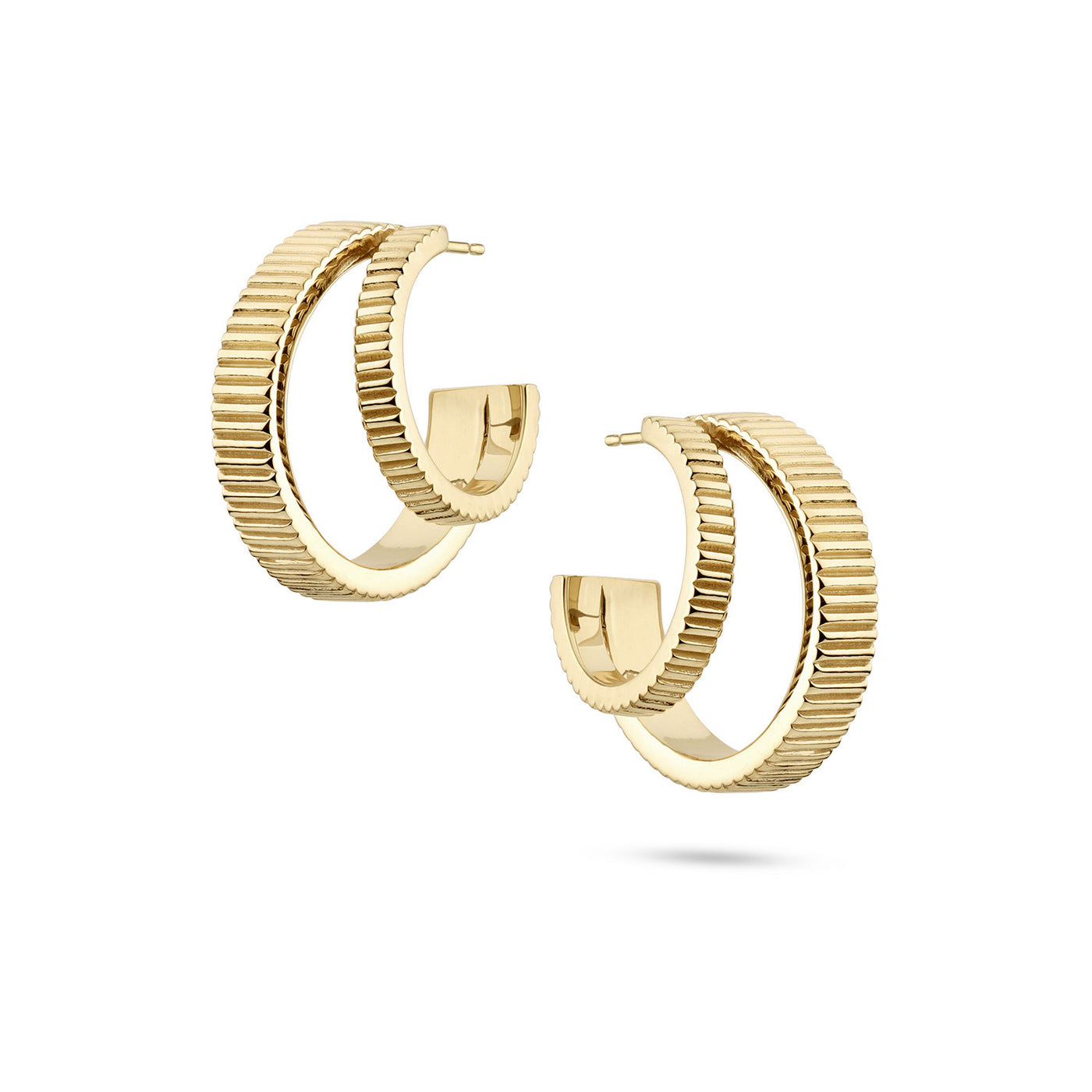 Madelyn Double Hoop Earring