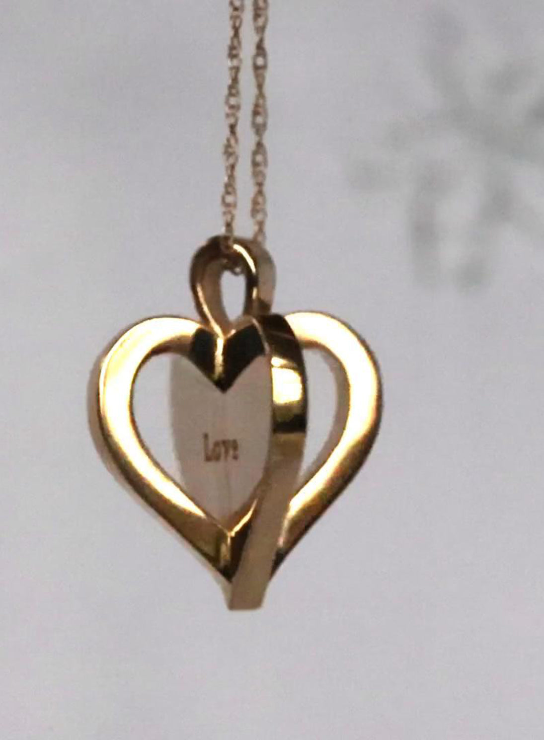 Open Heart Personalized Pendant