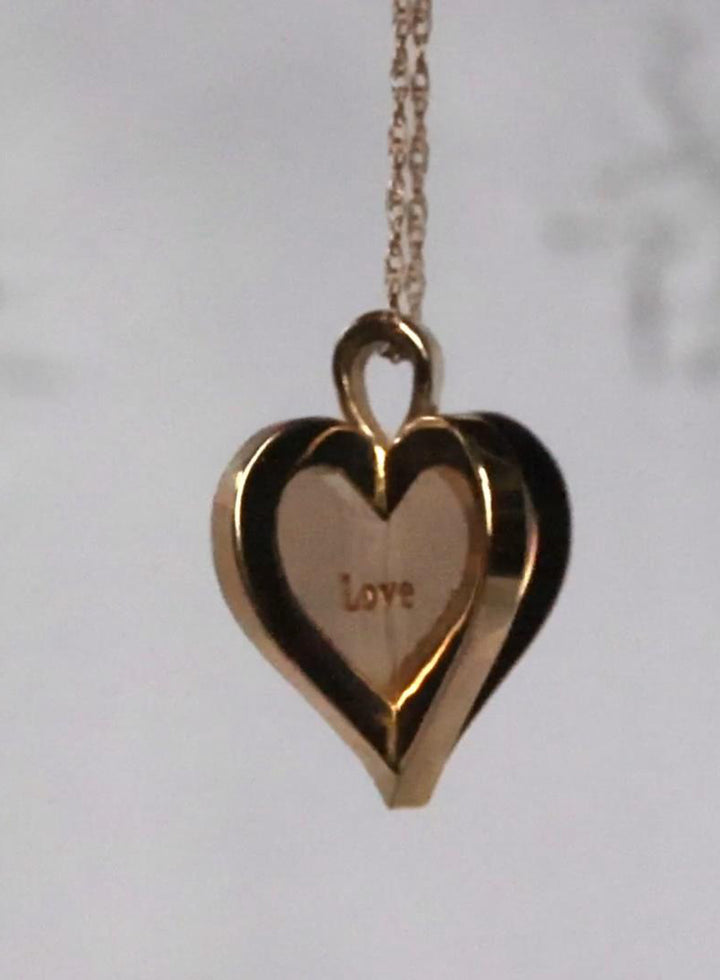 Open Heart Personalized Pendant