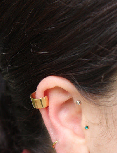 Plain Jane Gold Ear Cuff