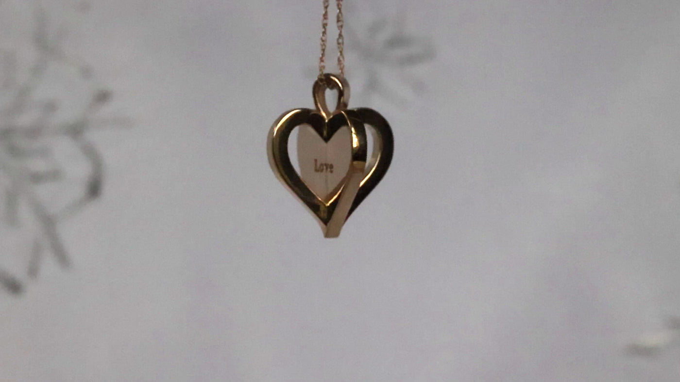 Open Heart Personalized Pendant